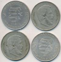 1947. 5Ft Ag "Kossuth" (4x) T:2-
Adamo F8.1