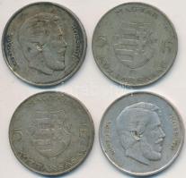 1947. 5Ft Ag "Kossuth" (4x) T:2- Adamo F8.1