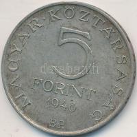 1948. 5Ft Ag "Petőfi" T:2-
Adamo EM1