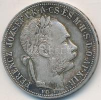 1890KB 1Ft Ag "Ferenc József / Barokk címer" Körmöcbánya T:2,2- Hungary 1890KB 1 Forint Ag "Franz Joseph" Kremnitz C:aXF Unger III.: 1466, Huszár: 2141., Adamo M15