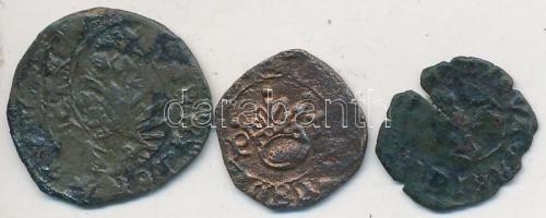 1442-1443. Denár Ag "I. Ulászló" (2x) (0.5g) + 1444. Denár Ag "I. Ulászló" (1.25...