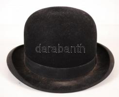 Lesson Hat márkájú régi keménykalap, jelzett, 30×21 cm