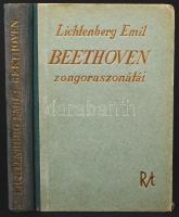 Lichtenberg Emil: Beethoven zongora szonátái. Budapest 1940. Rózsavölgyi és társa.