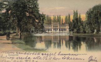 Kolozsvár, Sétatéri tó, korcsolya pavilon / lake, pavilion (EK)