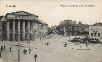 Szabadka, theatre, casino