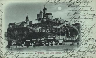 1898 Trencsén castle