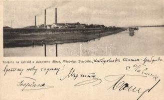 Szávaszentdemeter, Mitrovica, river, factory (EK)