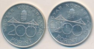 1994. 200Ft "Deák" (2x) T:2