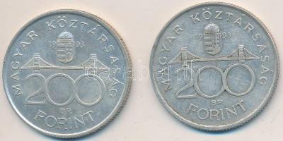 1993. 200Ft "Deák" (2x) T:2
