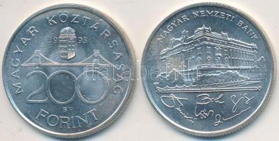 1993. 200Ft "Deák" (2x) T:2