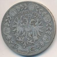 Ausztria 1900. 5K Ag T:3 Austria 1900. 5 Corona Ag C:F
