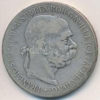 Ausztria 1900. 5K Ag T:3
Austria 1900. 5 Corona Ag C:F