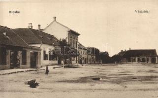 Bicske, Vásártér, Kellér Szilárd üzlete (EK)