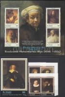 2006 400 éve született Rembrandt ívsarki sor + kisív Mi 6312-6319 + vágott blokk Mi 667
