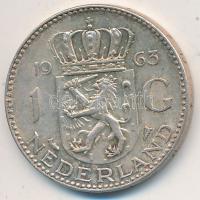 Hollandia 1964. 1G Ag "I. Julianna" T:2 Netherlands 1964. 1 Gulden Ag "Juliana" C:XF