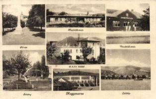 Nagymaros, Hajóállomás, Fő tér, Sétány, vasútállomás, üdülő (fl)