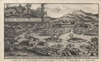 Veszprém és Palota várak megostromlása a török által, Divald & Monostory