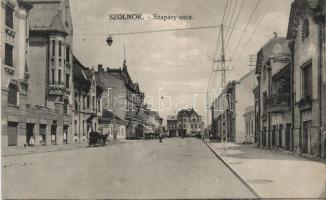 Szolnok, Szapáry utca, Gerő Ignác kiadása (fa)