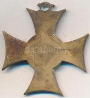 1913. "Mozgósítási Kereszt / 1912-1913-as Emlékkereszt" aranyozott kitüntetés domború évsz...