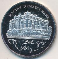 1992. 200Ft Ag "MNB" T:PP patina