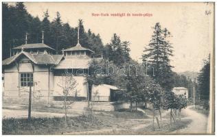 Bártfa-fürdő, Bardejovské Kúpele, Bardiov, Bardejov; leporello 18 lappal: Viszontlátás, Dr. Hintz la...