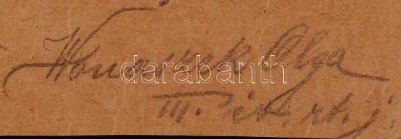 Wonaszek Olga: Matyóhímzés. Akvarell, papír, jelzett, 25×18 cm