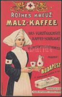 Rothes Kreuz Malz-Kaffee német nyelvű számolócédula / Rothes Kreuz Malz-Kaffee counting slip