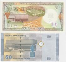 Szíria 1998-2009. 50Ł (2x) T:I Syria 1998-2009. 50 Pounds (2x) C:UNC