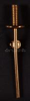 1992. Sport vívó tőr aranyozott fém kitűző T:1
