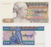 Burma / Mianmar 1986. 35K + 1994. 50K + 1985. 75K + 1994. 100K T:I,I-,III
Burma / Myanmar 1986. 35 K...