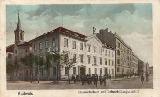 Ceske Budejovice, Budweis; Oberrealschule, Lehrerbildungsanstalt / grammar school, teacher training institute