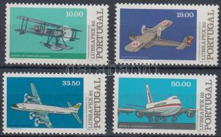 Stamp Exhibition: Airplanes set, Bélyegkiállítás: Repülők sor