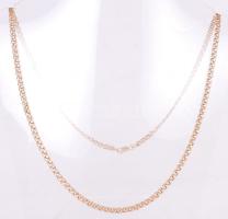 Arany (Au.) 14K nyaklánc, jelzett, h:52 cm, nettó:11 g/ Gold necklace