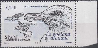 Költözőmadarak ívszéli bélyeg, Migrating Birds margin stamp
