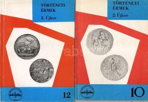 Huszár Lajos: Történeti érmek Újkor 1526-1657 + 1657-1705 2 klf kötet (1973-75.)