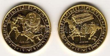 1991-92. MÉE FTC II. Au 9,38g + MÉE FTC III. Au 9,38g T:PP díszdobozban