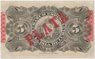 Kuba/spanyol adminisztráció 1896. 5P "Plata" felülbélyegzéssel T:restaurált
Cuba/Spanish a...