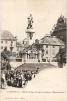 Warsaw, Warszawa; Adam Mickiewicz&#039;s statue (b)