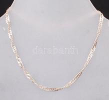 Ezüst (Ag.) karlánc, jelzett, h:17 cm, nettó:1,6 g