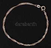 Ezüst (Ag.) karlánc, jelzett, h:17 cm, nettó:1,6 g