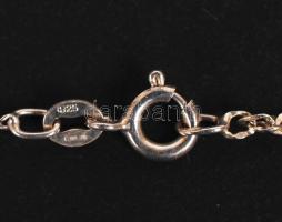 Ezüst (Ag.) karlánc, jelzett, h:17 cm, nettó:1,6 g