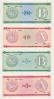 Kuba 1985. 3P + 5P + 10P + 20P T:I Cuba 1985. 3 Pesos + 5 Pesos + 10 Pesos + 20 Pesos C:UNC