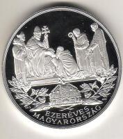 "Ezeréves Magyarország-Szt. István" Ag 31,104g T:PP díszdobozban, tanúsítvánnyal!