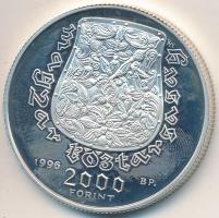 1996. 2000Ft Ag "Honfoglalás" T:PP Adamo EM141