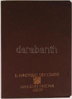 Ágotha Margit (1938-):15 db-os mappa. Litográfia, jelzett, sorszámozott