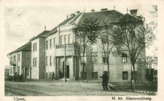 Budapest IV. Újpest, Magyar királyi Államrendőrség, Özv. Fáy Albertné kiadása