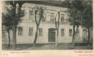 Budapest IV. Újpest, Állami polgári leányiskola, Schön Bernát kiadása (EK)