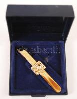 Címeres nyakkendő tű műanyag tokban