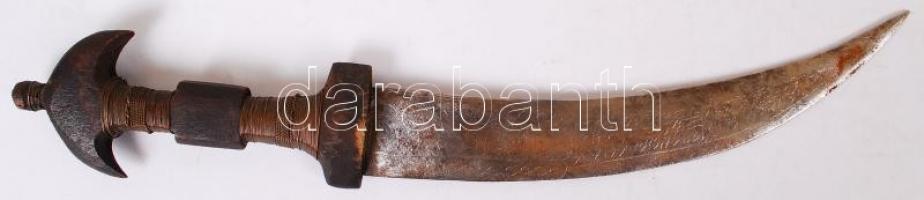 Arab dísztőr, klf díszítéssekkel, h:37 cm