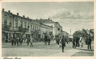 Kolomyia, Rynek / marketplace, shops of Jakob Wadler and Bina Helwins (EK)